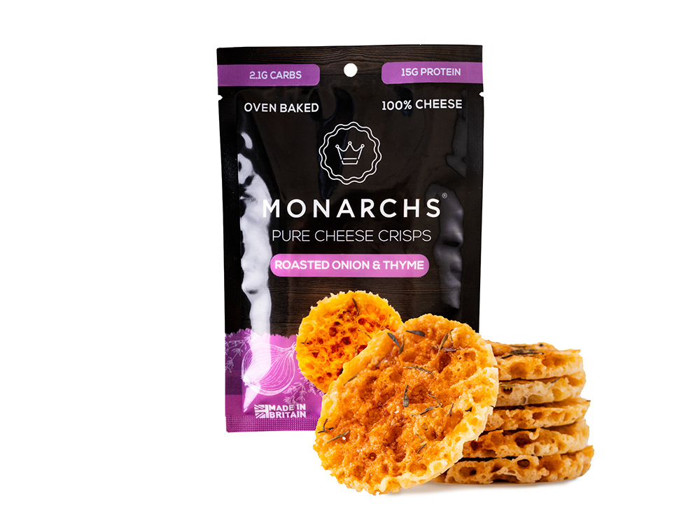 Monarchs Pure Cheese Crisps - Roasted Onion & Thyme