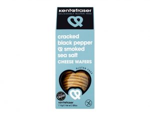 GLUTEN FREE Cracked Black Pepper & Sea Salt Cheese Wafers