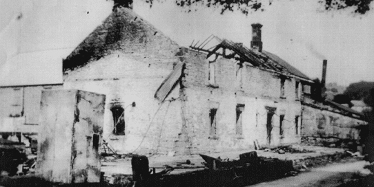 Pikehall Farm fire in 1929