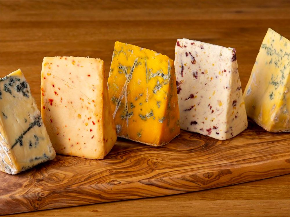 6 short-dated cheese wedges