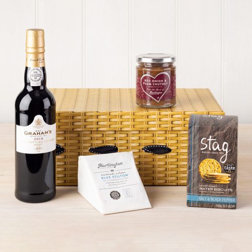 Hartington Stilton and Port Gift Hamper