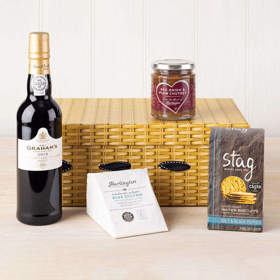 Hartington Stilton and Port Gift Hamper