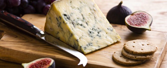 Hartington blue stilton cheese wedge