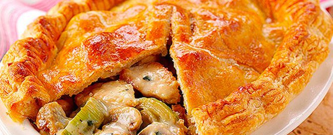 Blue Stilton and Chicken Pie