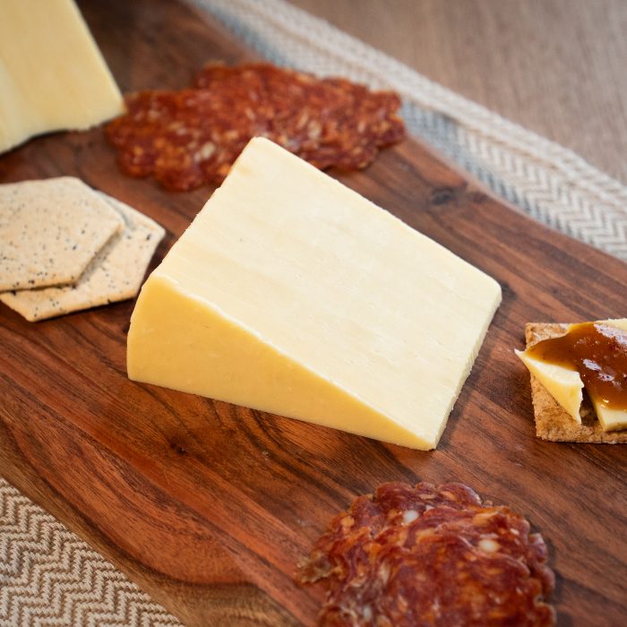 Wedge of Traditional Derby Cheese