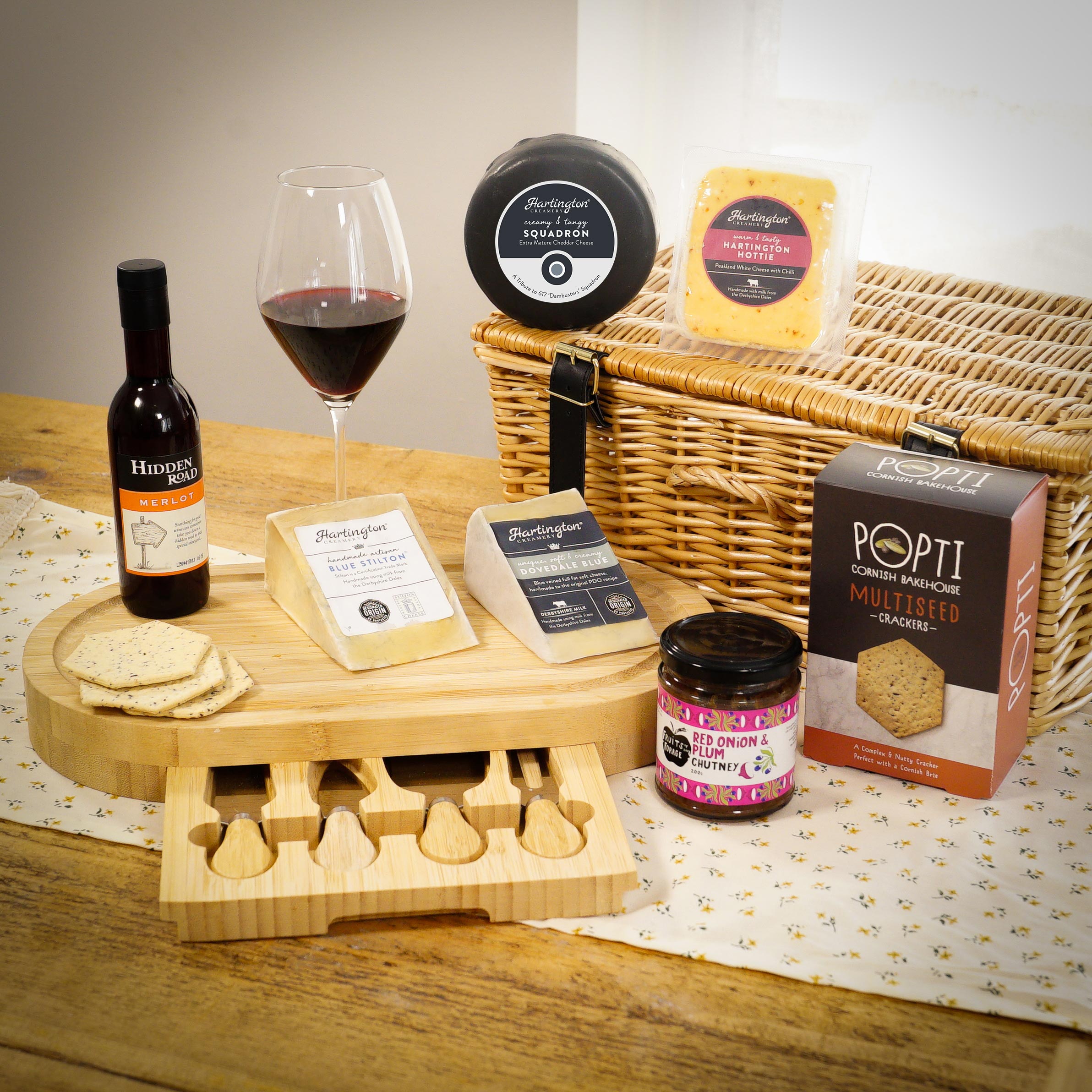 Cheese And Wine WIcker