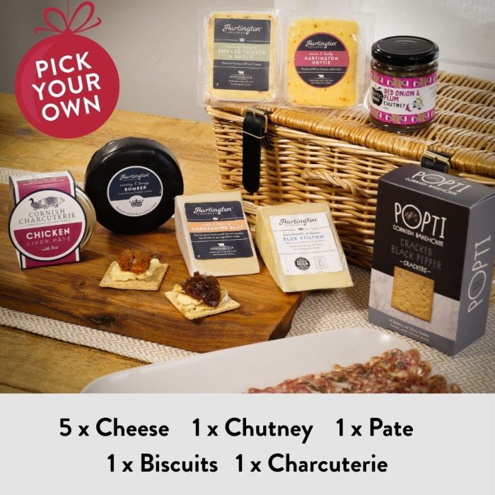 The Decadent Cheese Wicker Hamper