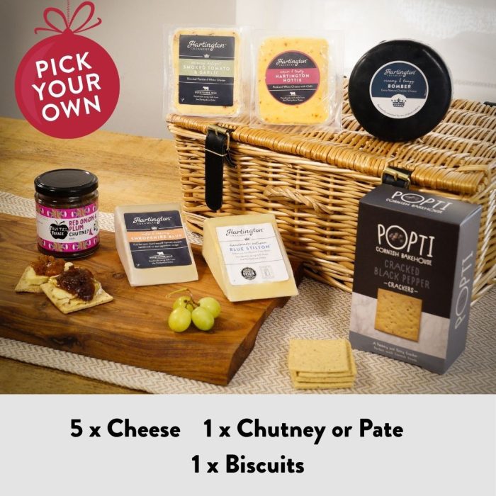 The Quintessential Cheese Wicker Hamper
