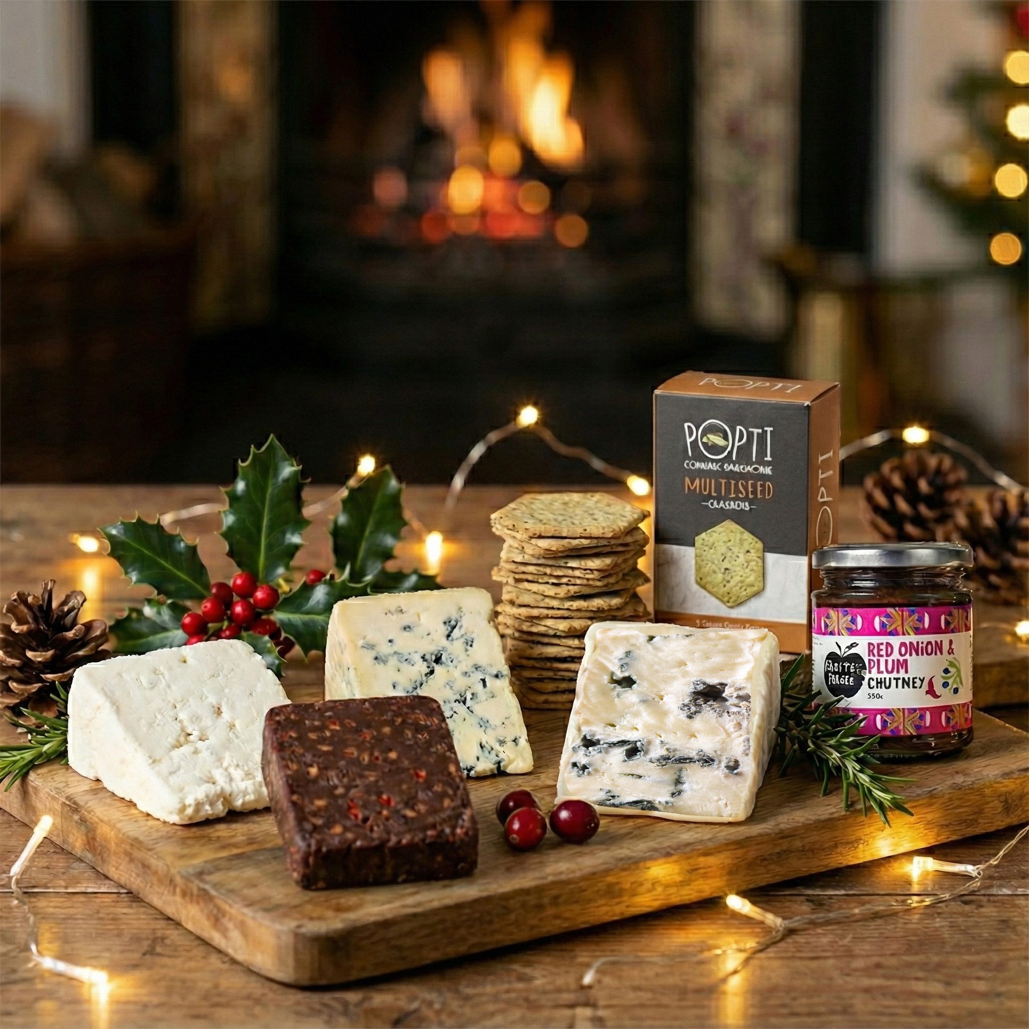 Christmas Blue Cheese Board