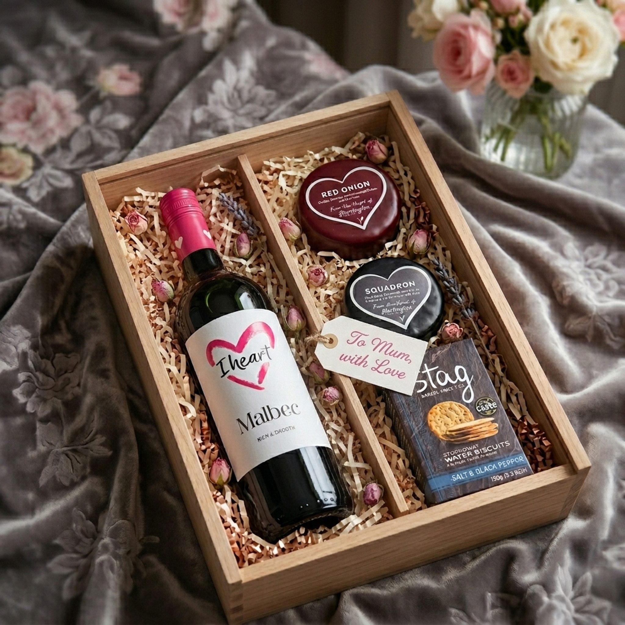 Mothers Day Malbec and Cheese Hamper