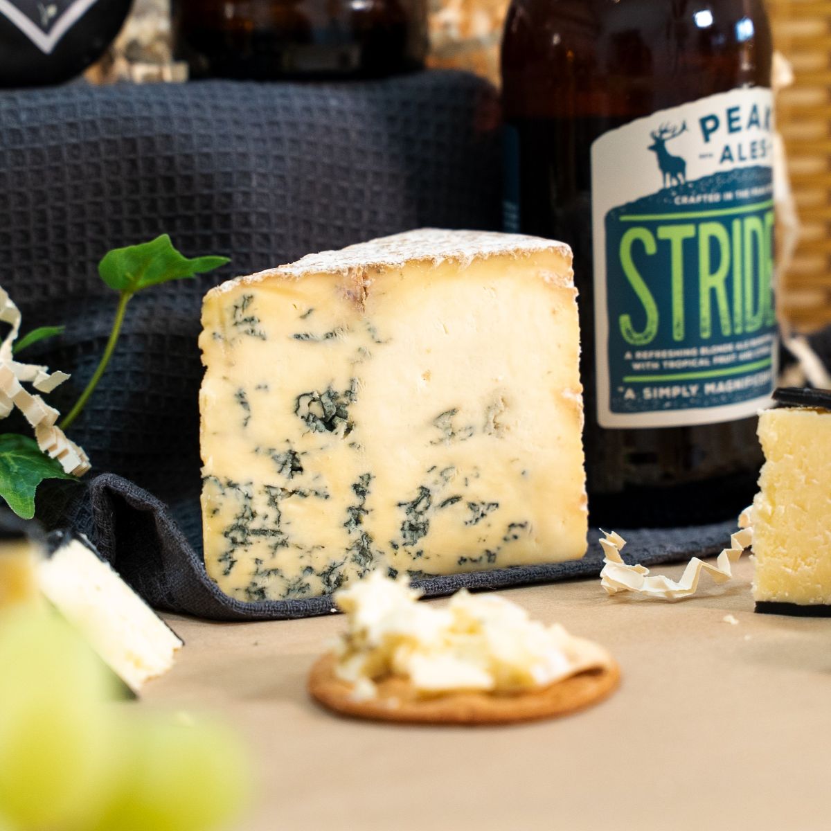 Blue Stilton cheese and ale